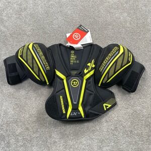 Warrior Alpha LX40 Junior Small Youth Hockey Shoulder Pads Black Yellow